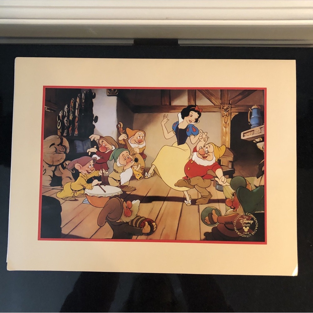 Disney Snow White Lithograph- 1994